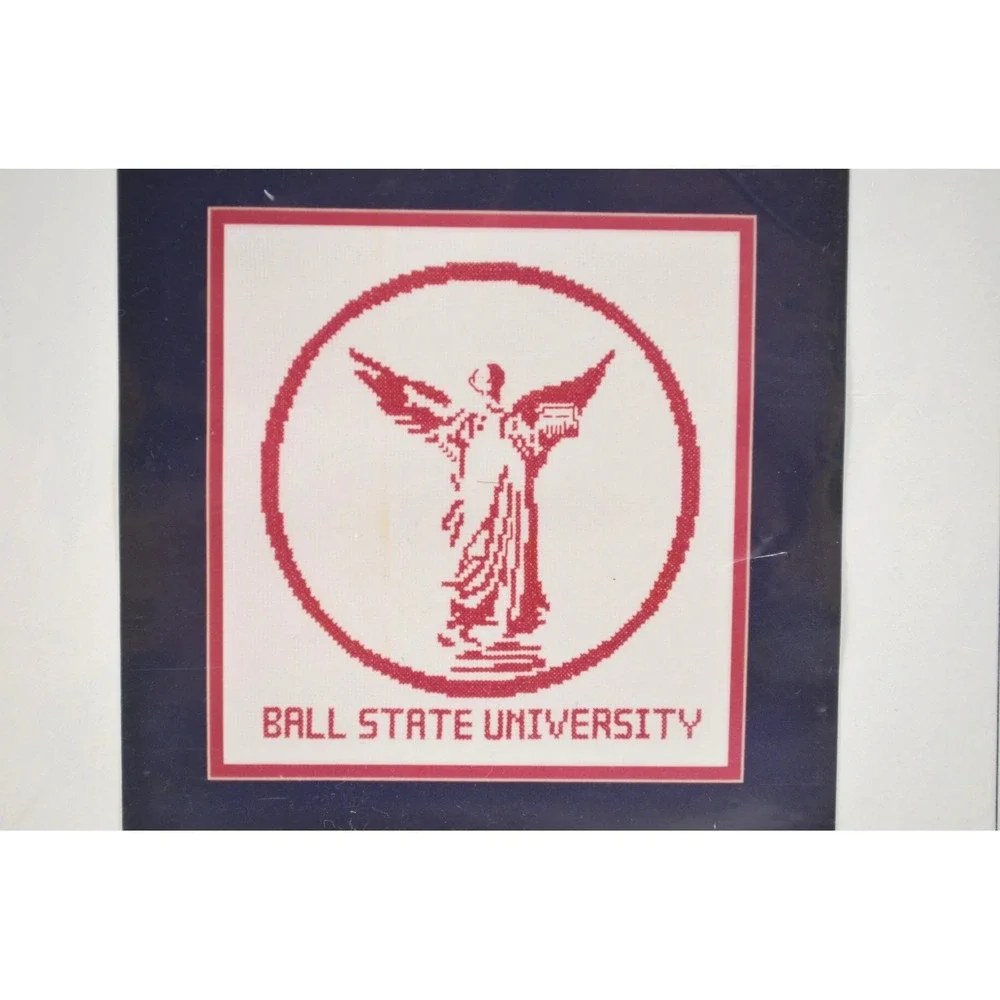Happer Chance University Series Counted Cross Stitch Ball‎ State University
